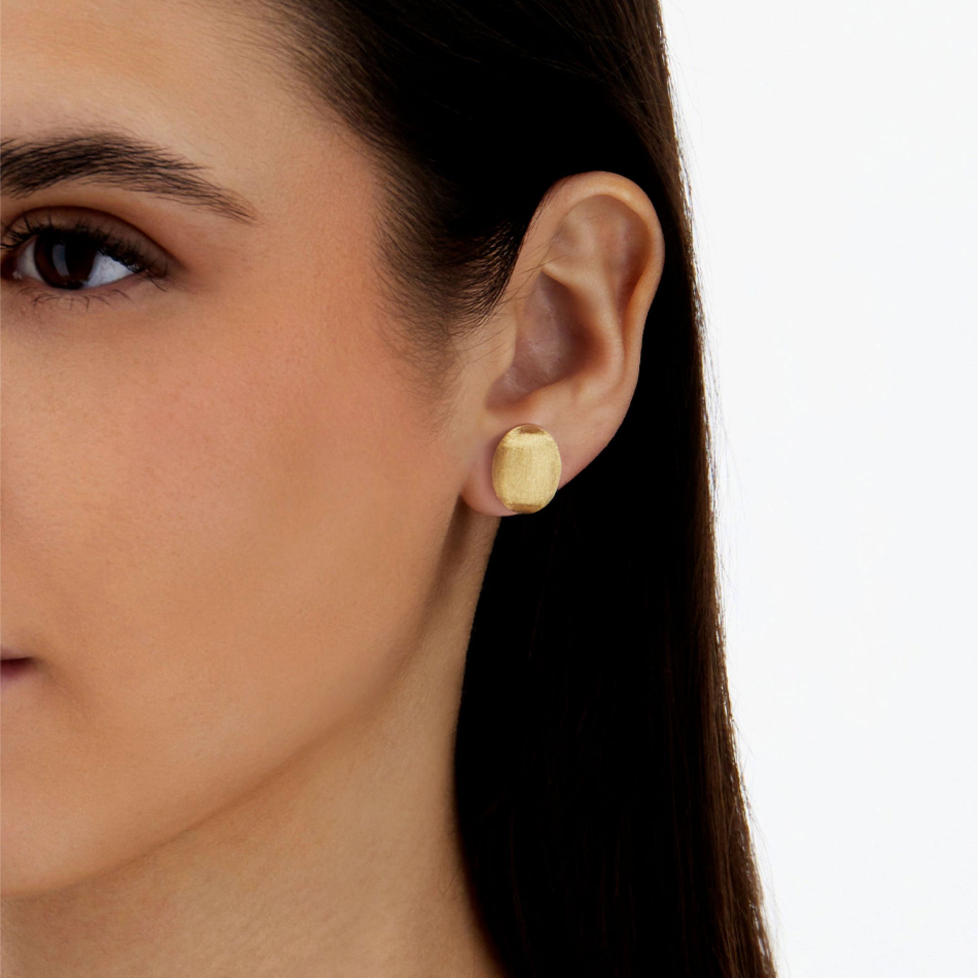 Muse Ohrstecker, Gelbgold von Nanis (OA3-538)