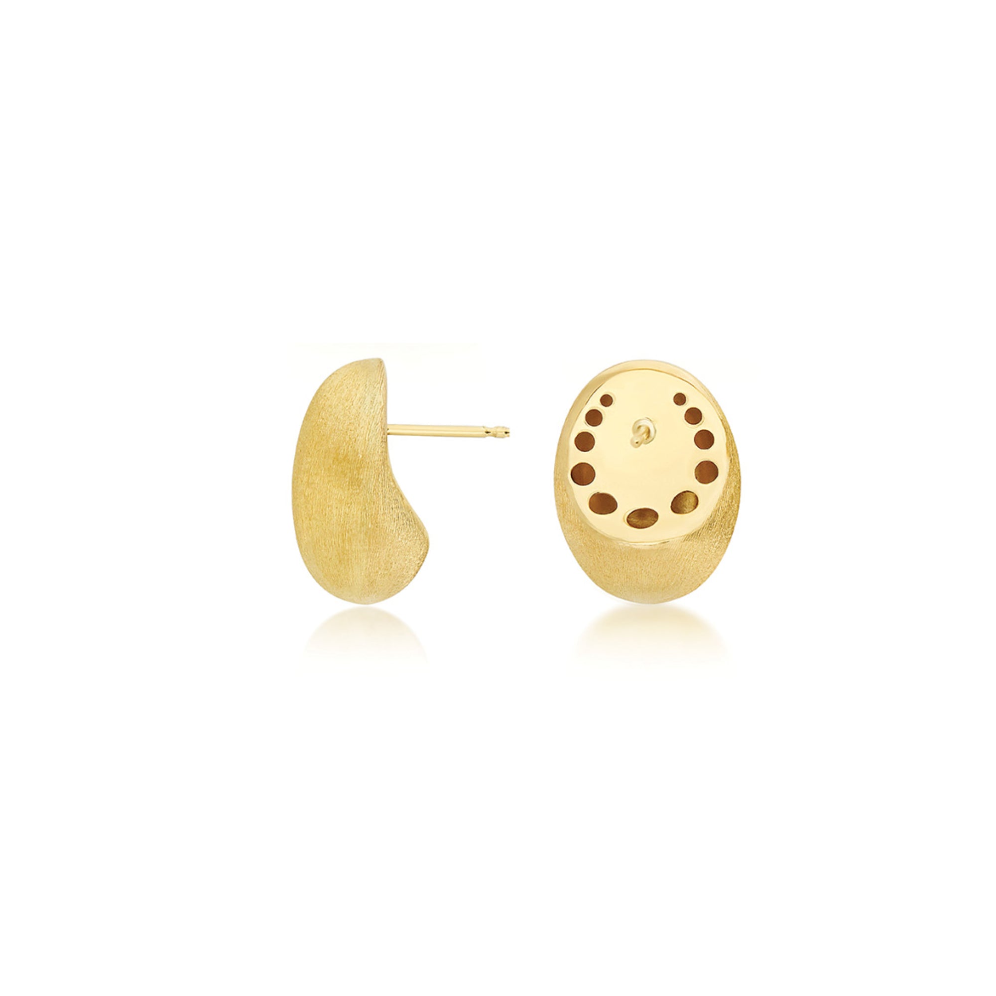 Nanis Muse Ohrstecker (OA4-538) aus Gelbgold