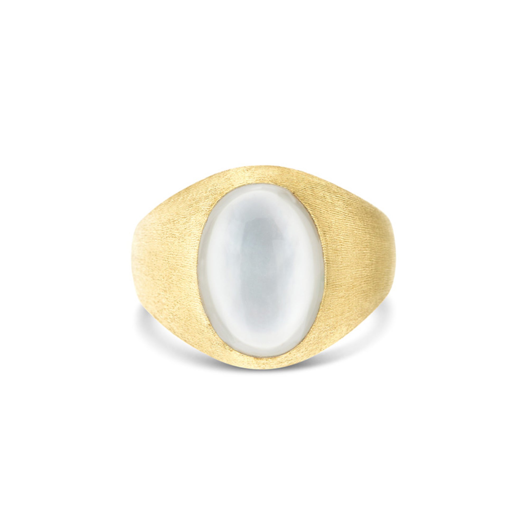Nanis Muse Ring (AH10-609) aus Gelbgold mit Perlmutt