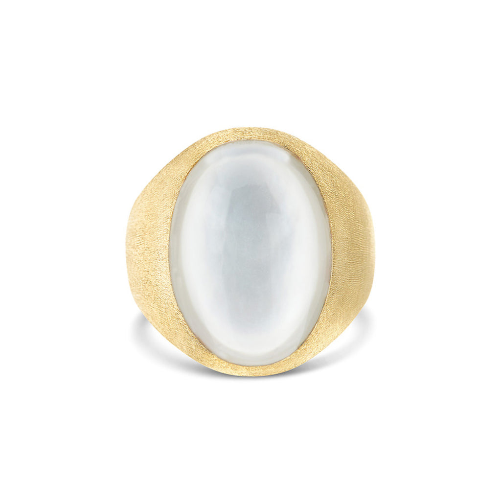 Nanis Muse Ring (AH7-609) aus Gelbgold mit Perlmutt