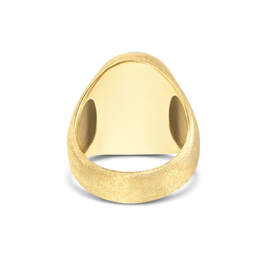 Nanis Muse Ring (AH7-609) aus Gelbgold mit Perlmutt