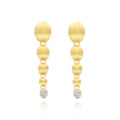 Nanis Nuvolette Ohrhänger (OS27-538) aus Gelbgold mit Diamant
