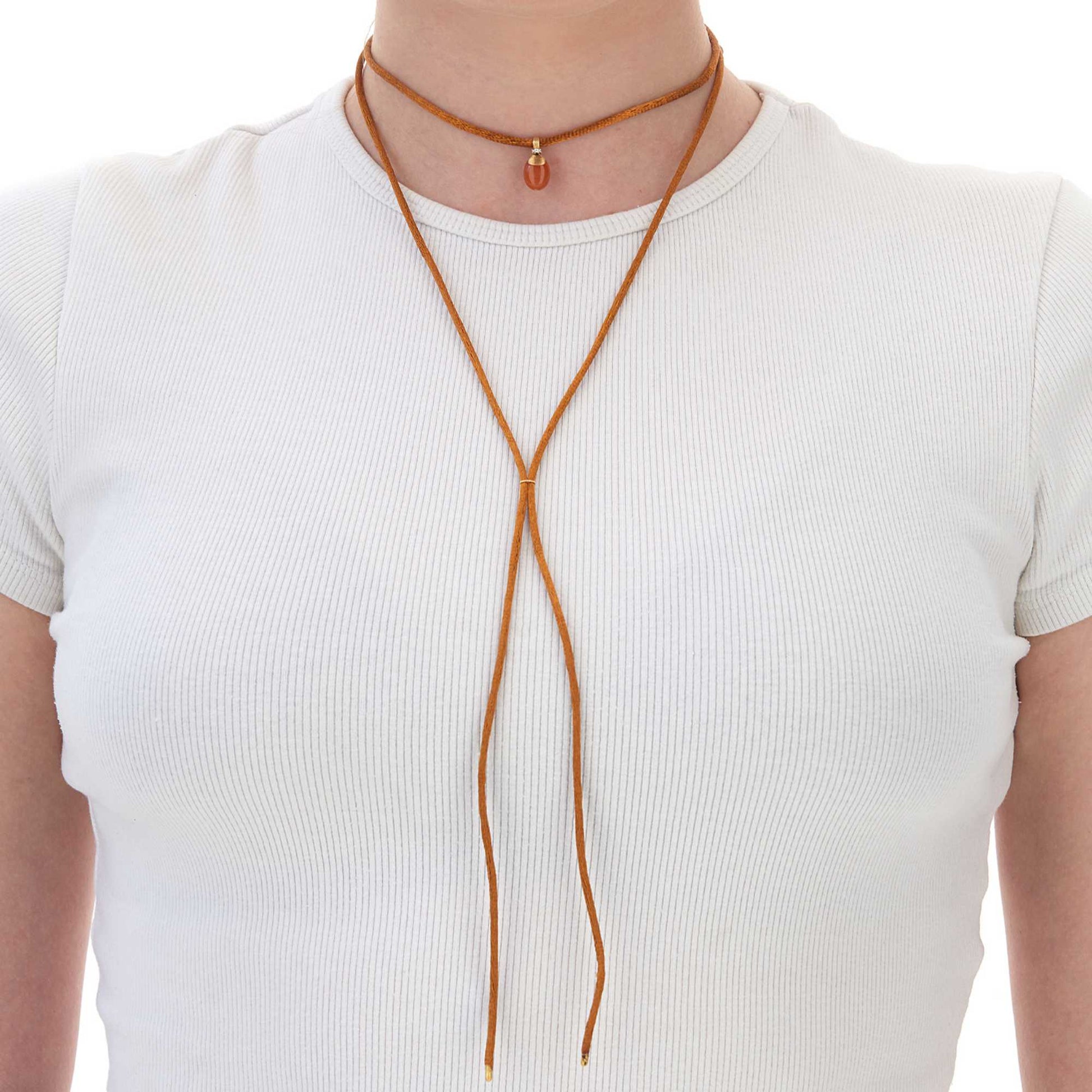 Petra Anhänger, Gelbgold • Diamant von Nanis (PS18-603)