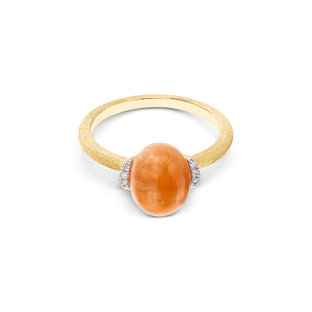 Nanis Petra Ring (AS5-603) aus Gelbgold mit Diamant