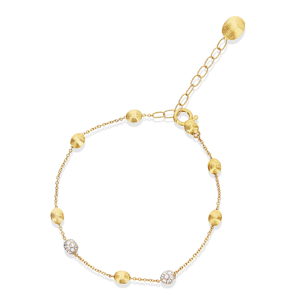 Nanis Soffio Armband (BS32-583) aus Gelbgold mit Diamant