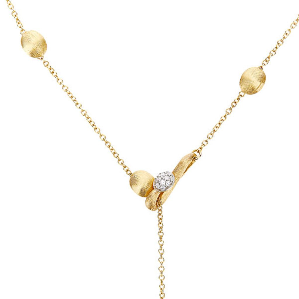 Nanis Soffio Gitano Armband und Halskette (CS32-583) aus Gelbgold mit Diamant