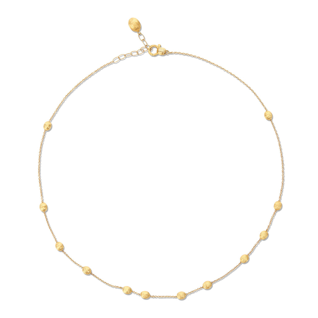 Nanis Soffio Halskette (CN6-583) aus Gelbgold