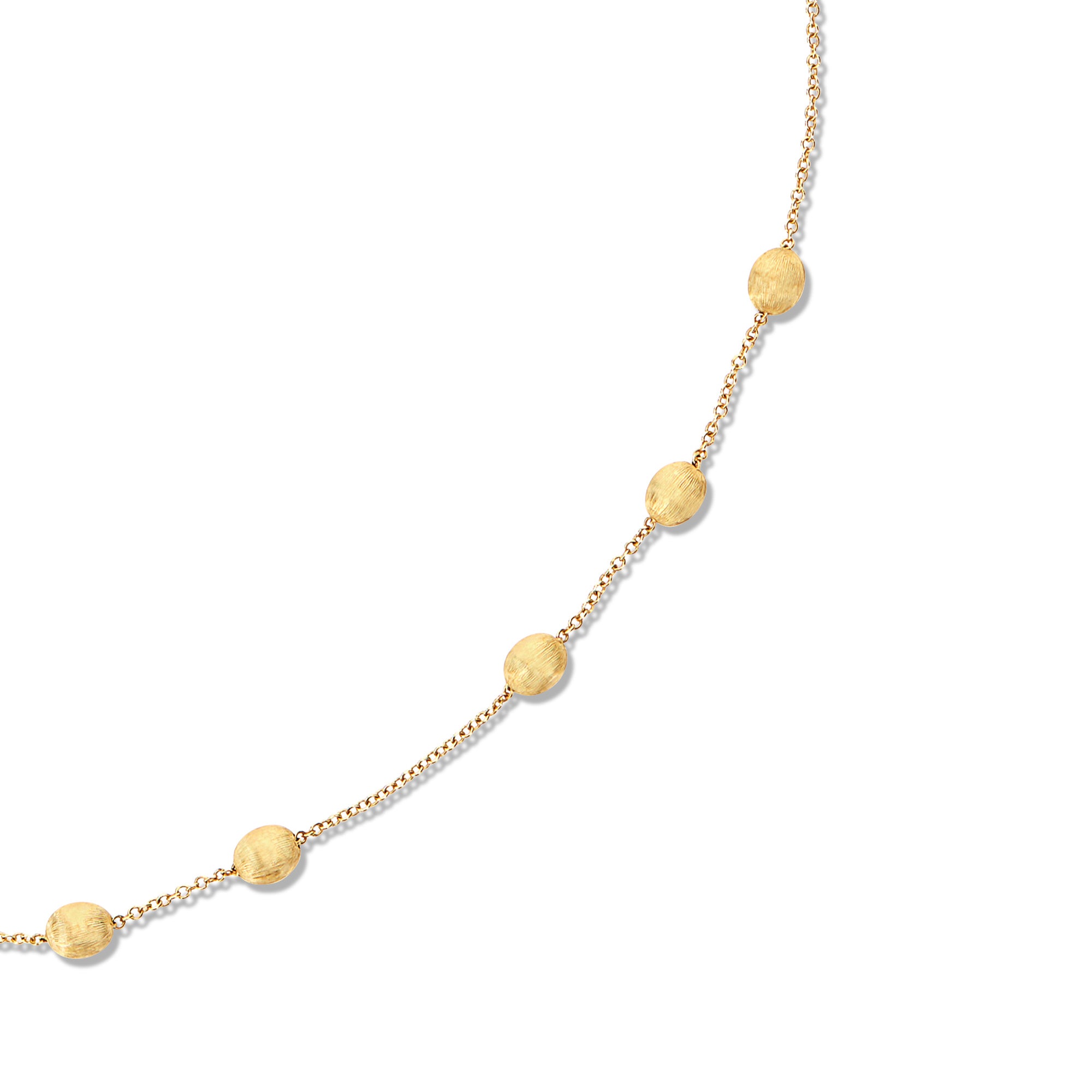 Nanis Soffio Halskette (CN6-583) aus Gelbgold
