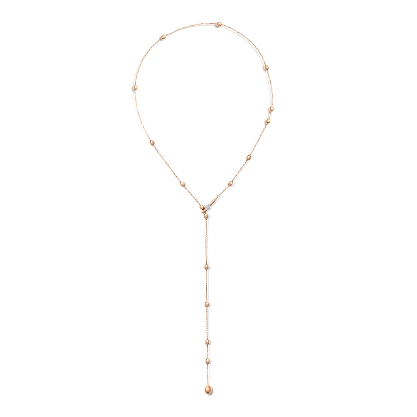 Soffio Halskette, Roségold • Diamant von Nanis (CS10-583_rose)