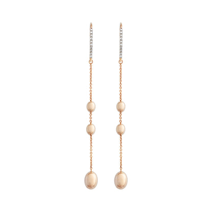 Soffio Ohrhänger, Roségold • Diamant von Nanis (OS23-583_rose)