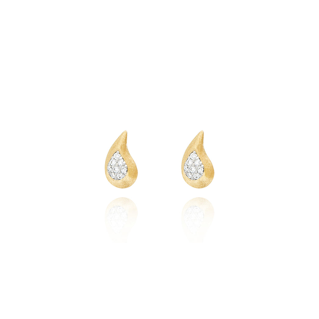 Nanis Transformista Ohrstecker (OS9-569) aus Gelbgold mit Diamant