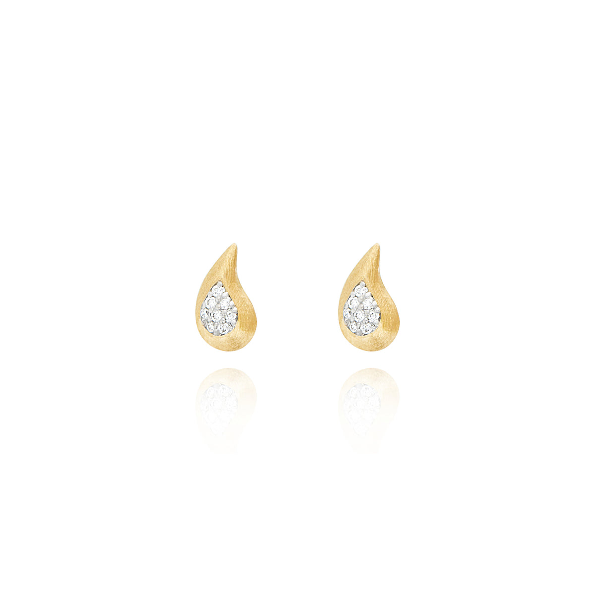 Nanis Transformista Ohrstecker (OS9-569) aus Gelbgold mit Diamant