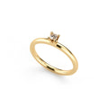 Niessing Amatis 4 Krappen Ring - N331960-0.08ct (08ct-cinnamon-gloss-cy) mit Diamant