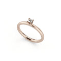 Niessing Amatis 4 Krappen Ring - N331960-0.08ct (08ct-fvs1-satin-rw) mit Diamant