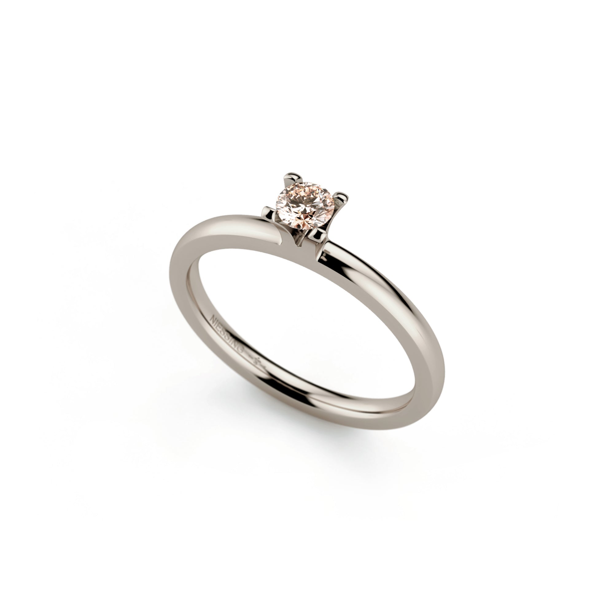 Niessing Amatis 4 Krappen Ring - N331960-0.16ct (16ct-cinnamon-gloss-fg) mit Diamant
