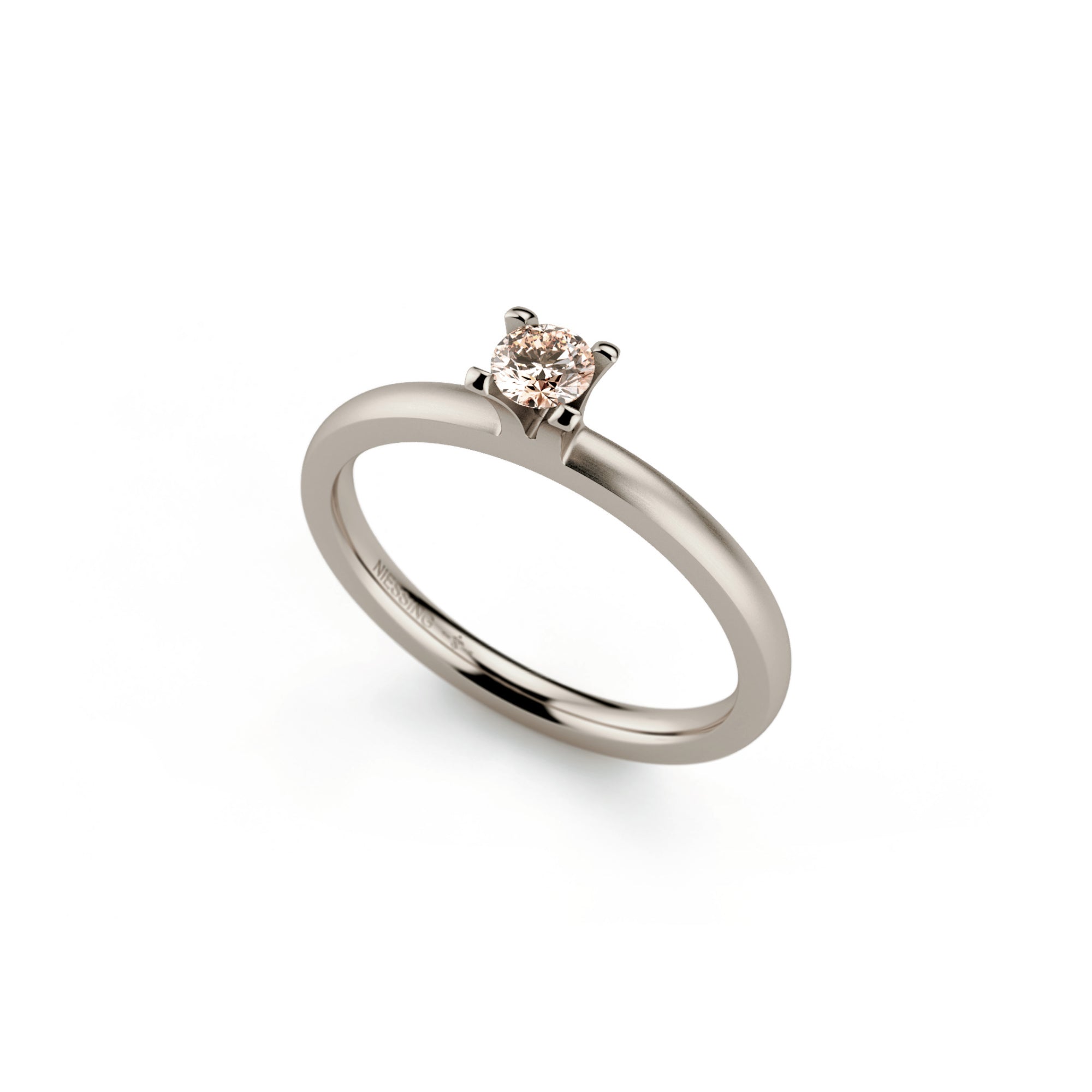 Niessing Amatis 4 Krappen Ring - N331960-0.16ct (16ct-cinnamon-satin-fg) mit Diamant
