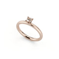 Niessing Amatis 4 Krappen Ring - N331960-0.16ct (16ct-cinnamon-satin-rw) mit Diamant
