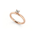 Niessing Amatis 4 Krappen Ring - N331960-0.16ct (16ct-fvs1-satin-cr) mit Diamant