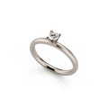 Niessing Amatis 4 Krappen Ring - N331960-0.16ct (16ct-fvs1-satin-fg) mit Diamant