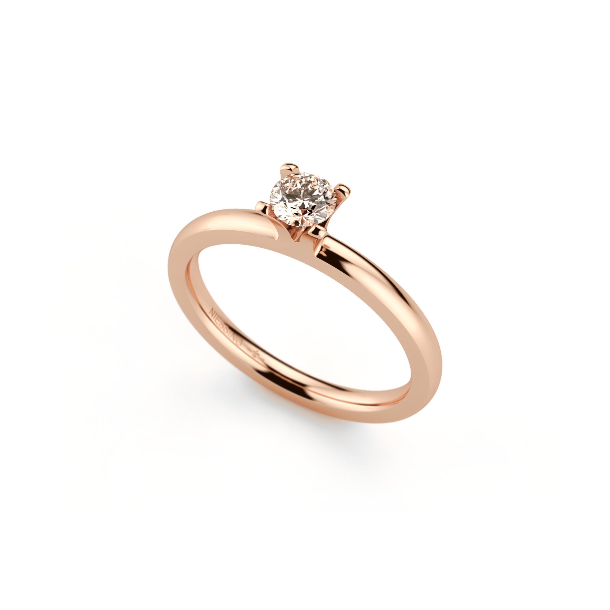 Niessing Amatis 4 Krappen Ring - N331960-0.23ct (23ct-cinnamon-gloss-cr) mit Diamant