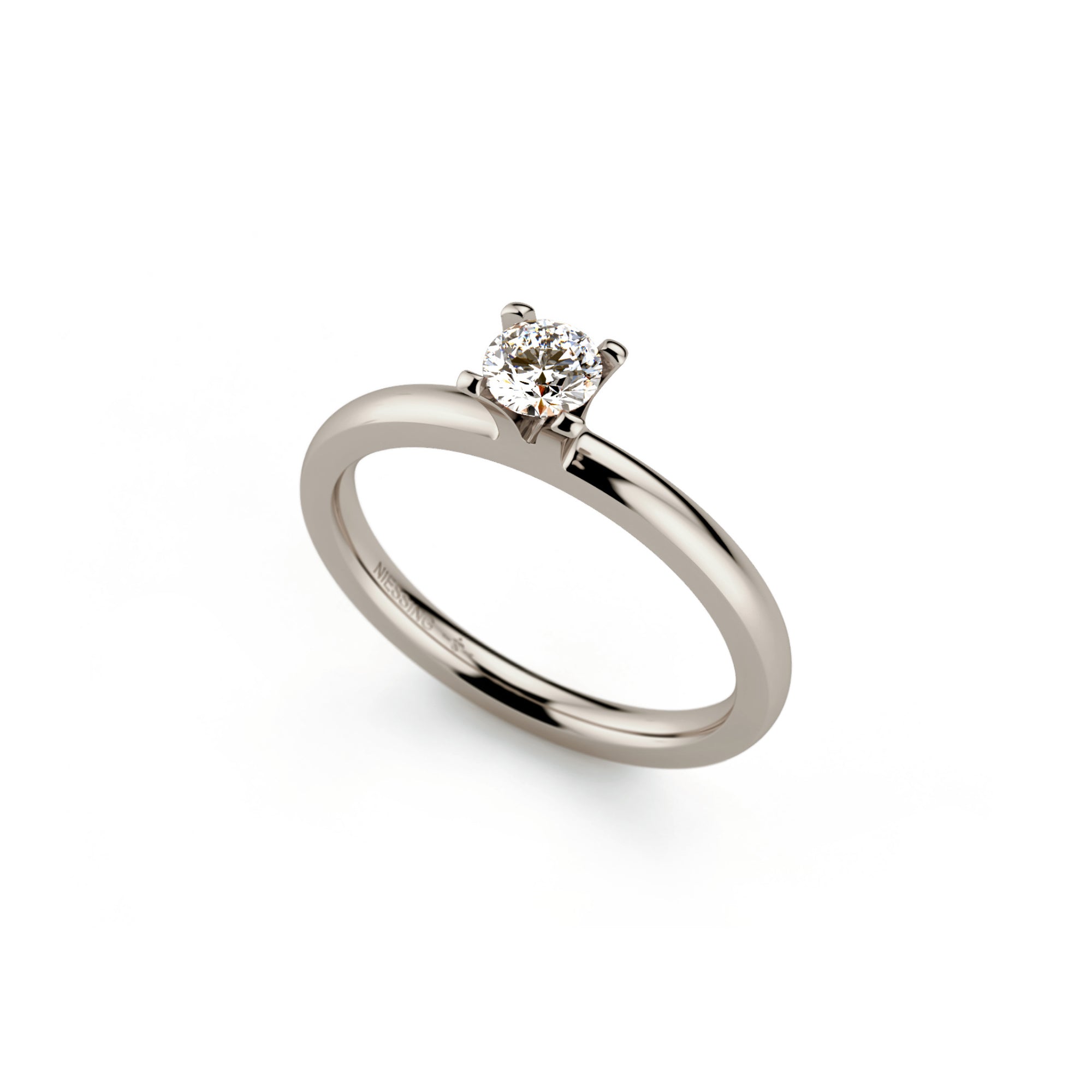 Niessing Amatis 4 Krappen Ring - N331960-0.23ct (23ct-fvs1-gloss-fg) mit Diamant