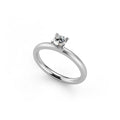 Niessing Amatis 4 Krappen Ring - N331960-0.23ct (23ct-fvs1-satin-pt) aus Platin mit Diamant