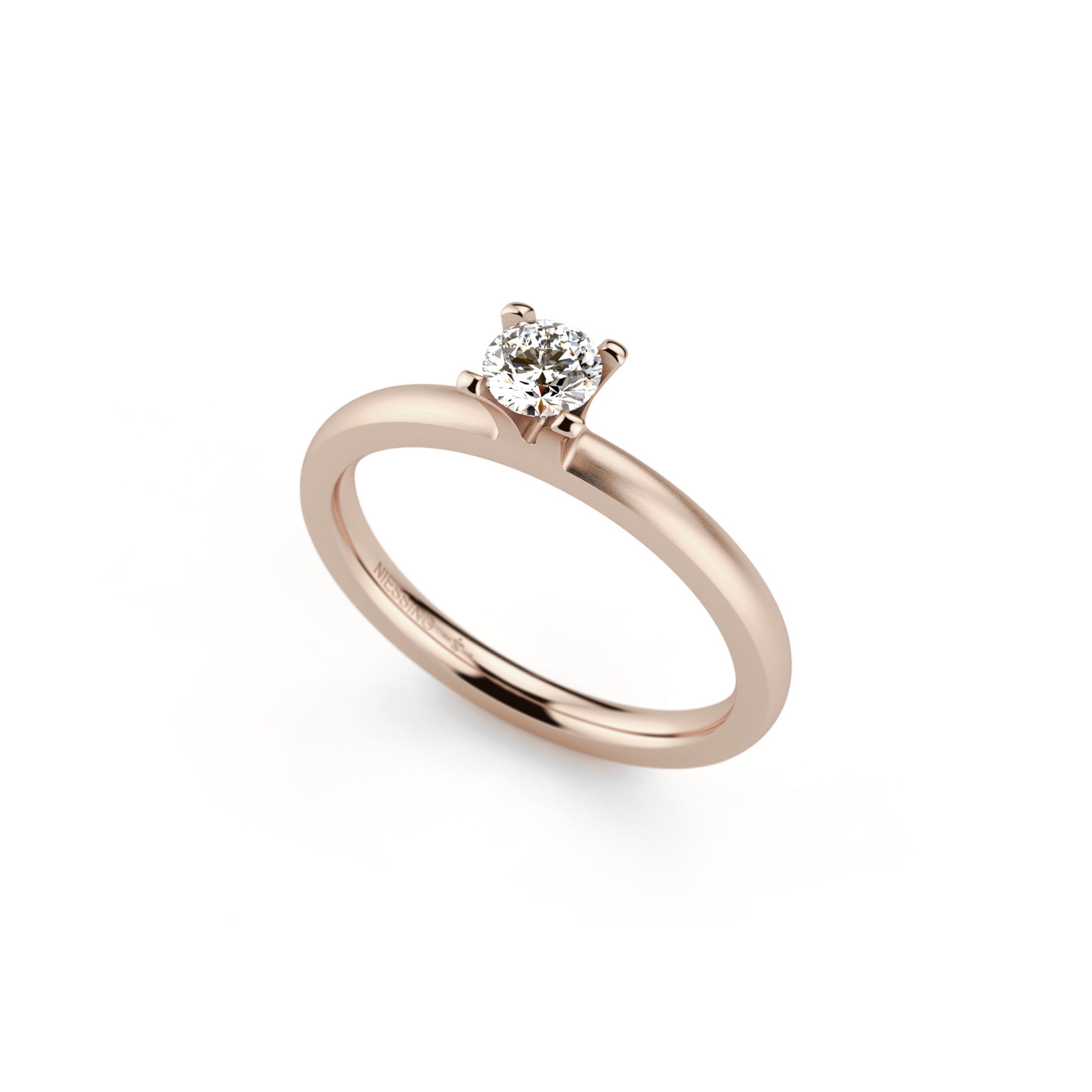 Niessing Amatis 4 Krappen Ring - N331960-0.23ct (23ct-fvs1-satin-rw) mit Diamant