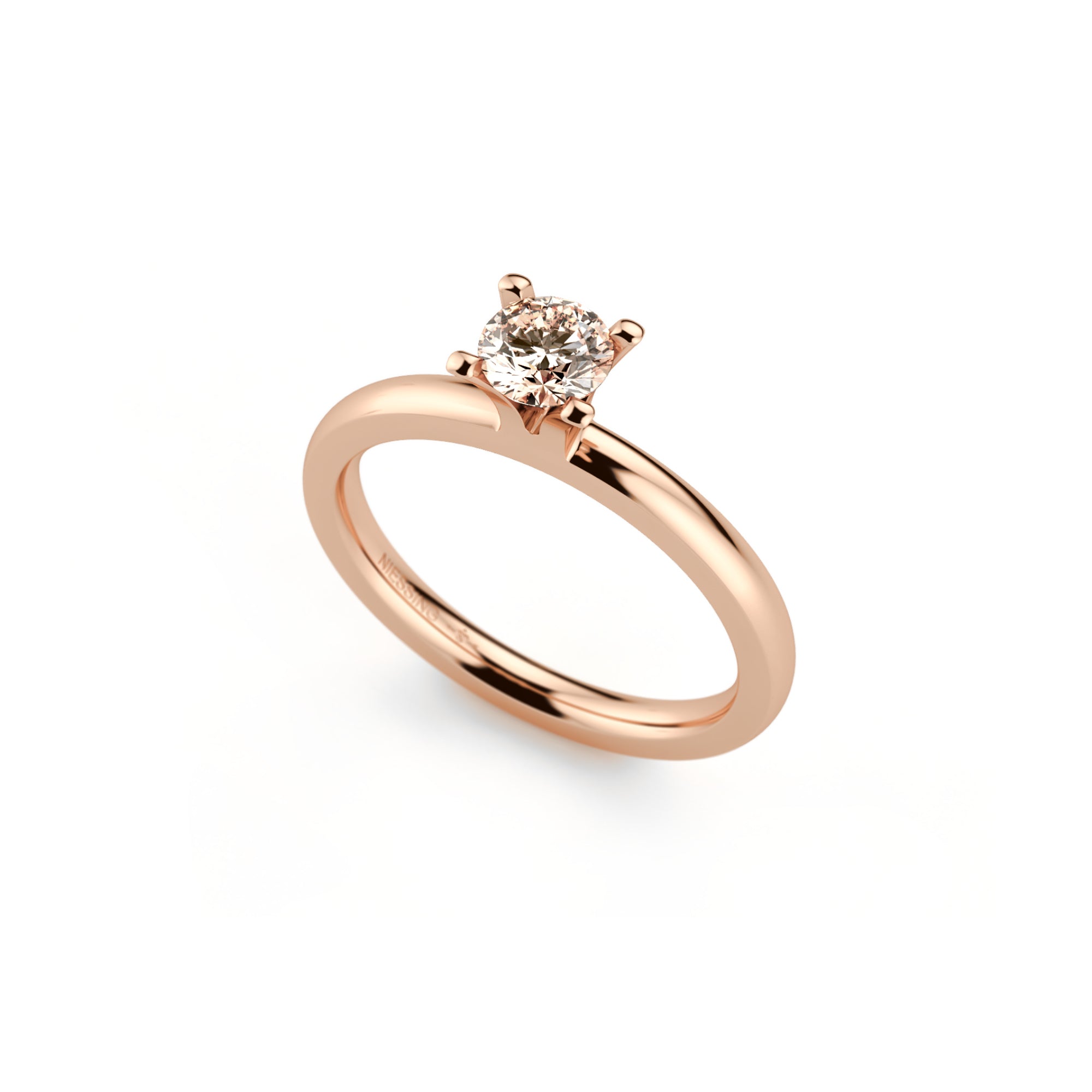 Niessing Amatis 4 Krappen Ring - N331960-0.3ct (3ct-cinnamon-gloss-cr) mit Diamant