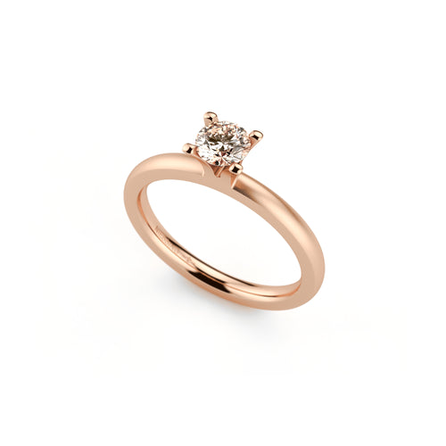 Niessing Amatis 4 Krappen Ring - N331960-0.3ct (3ct-cinnamon-satin-cr) mit Diamant