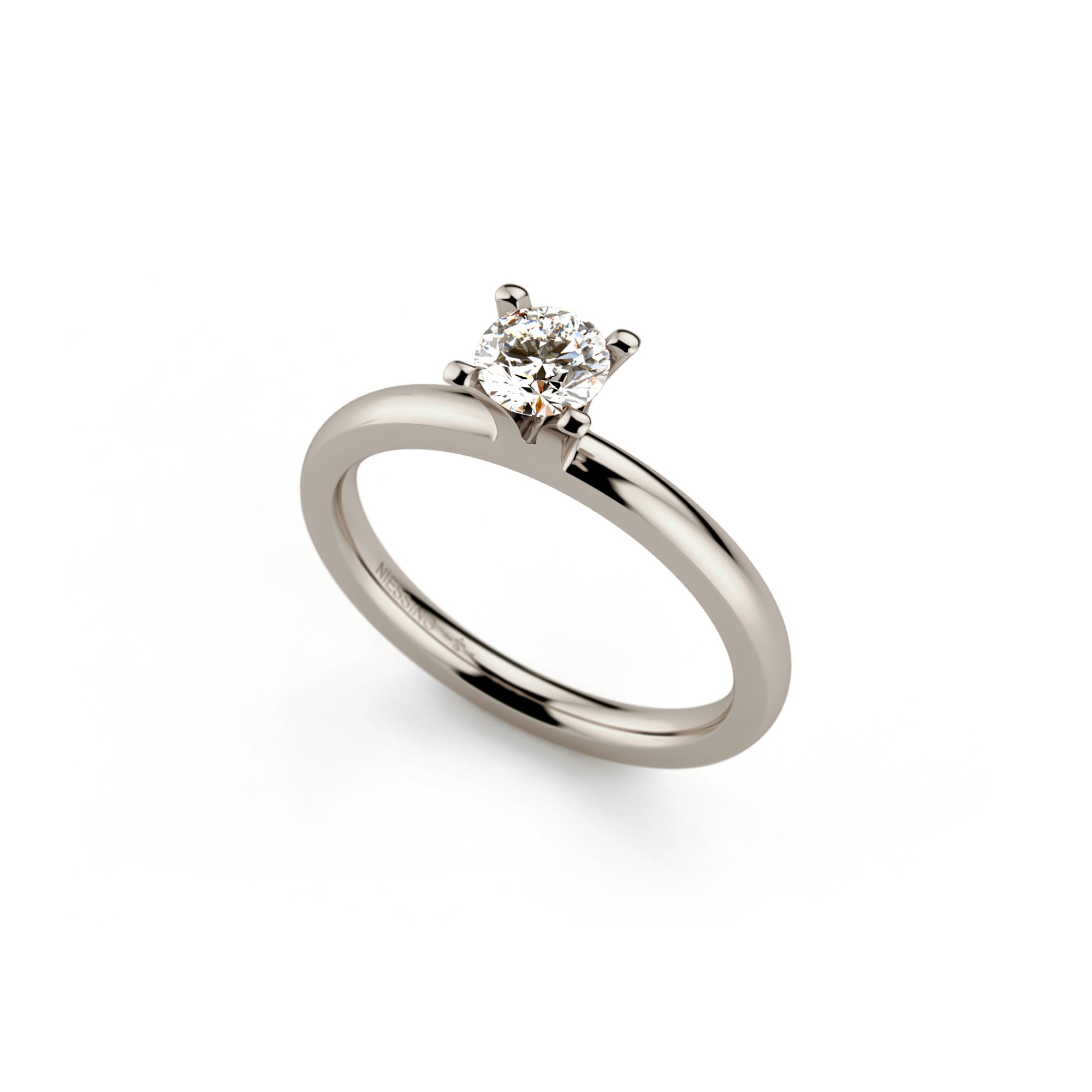 Niessing Amatis 4 Krappen Ring - N331960-0.3ct (3ct-fvs1-gloss-fg) mit Diamant