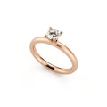 Niessing Amatis 4 Krappen Ring - N331960-0.3ct (3ct-fvs1-satin-cr) mit Diamant