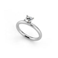 Niessing Amatis 4 Krappen Ring - N331960-0.3ct (3ct-fvs1-satin-pt) aus Platin mit Diamant