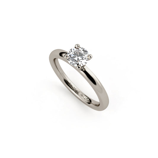 Niessing Amatis 4 Krappen Ring - N331960-0.5ct (5ct-fvs1-gloss-fg) mit Diamant
