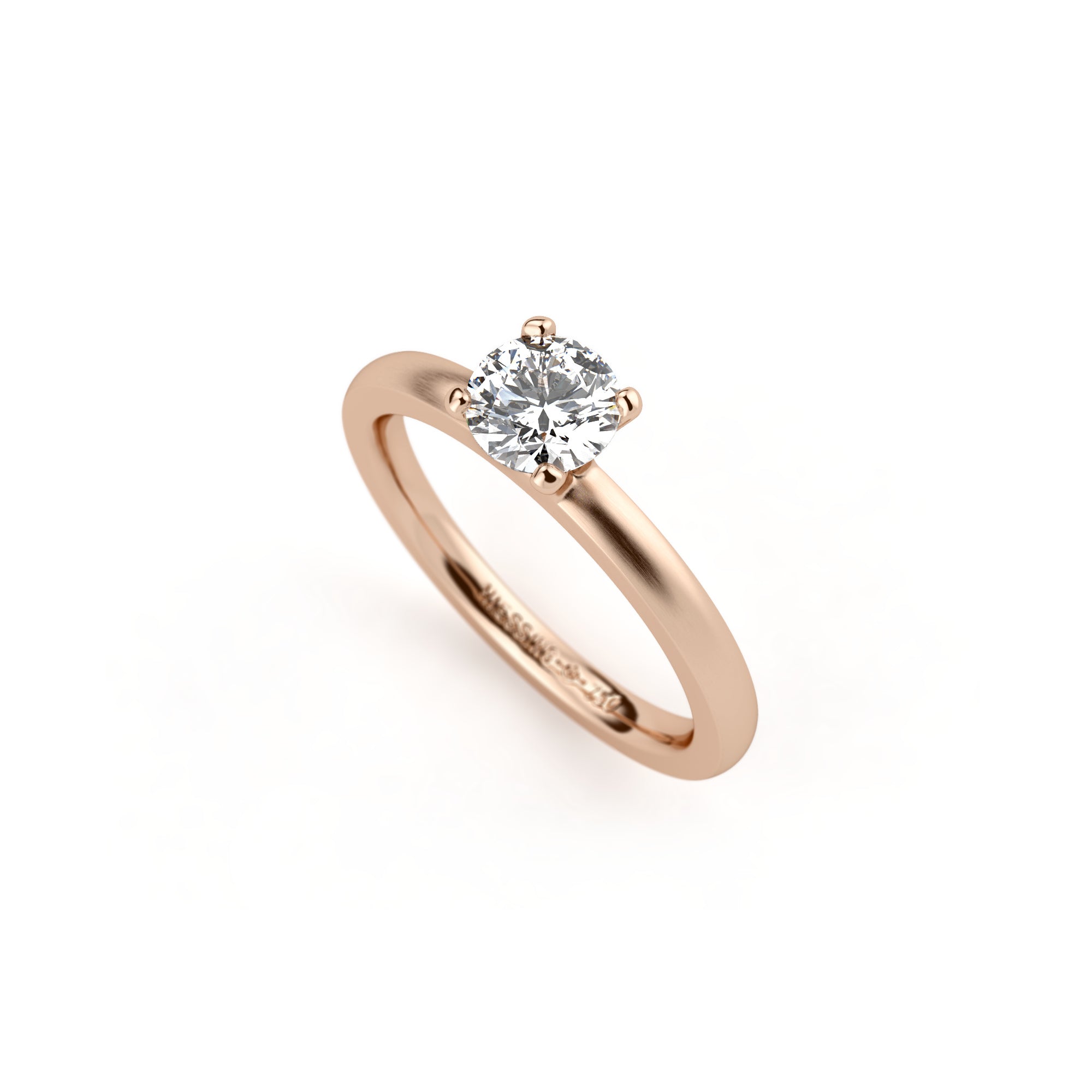 Niessing Amatis 4 Krappen Ring - N331960-0.5ct (5ct-fvs1-satin-cr) mit Diamant