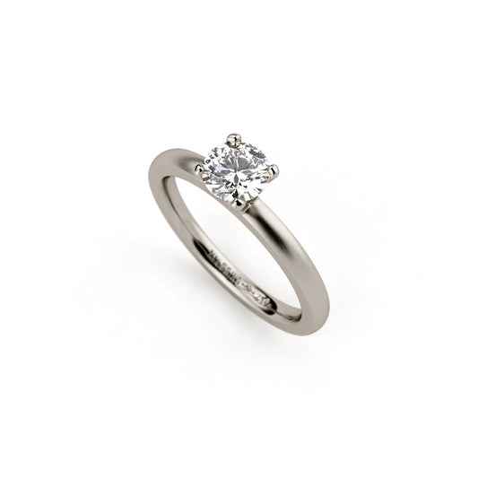 Niessing Amatis 4 Krappen Ring - N331960-0.5ct (5ct-fvs1-satin-fg) mit Diamant