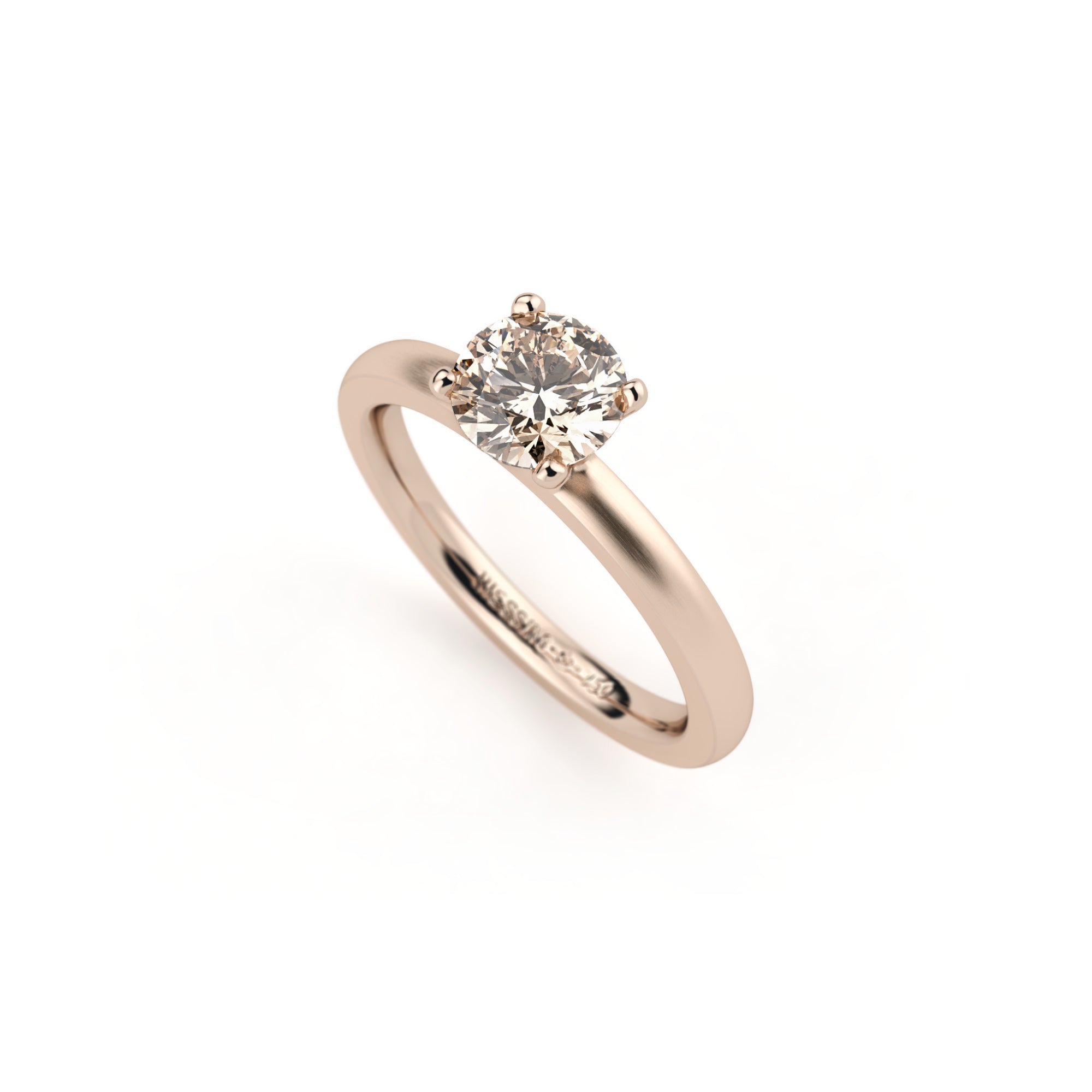 Niessing Amatis 4 Krappen Ring - N331960-0.7ct (7ct-cinnamon-satin-rw) mit Diamant
