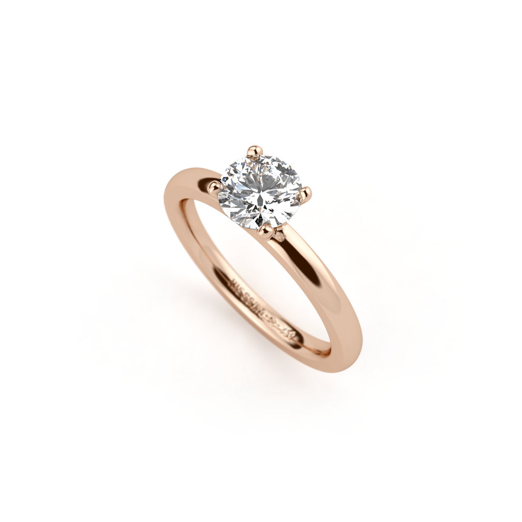 Niessing Amatis 4 Krappen Ring - N331960-0.7ct (7ct-fvs1-gloss-cr) mit Diamant