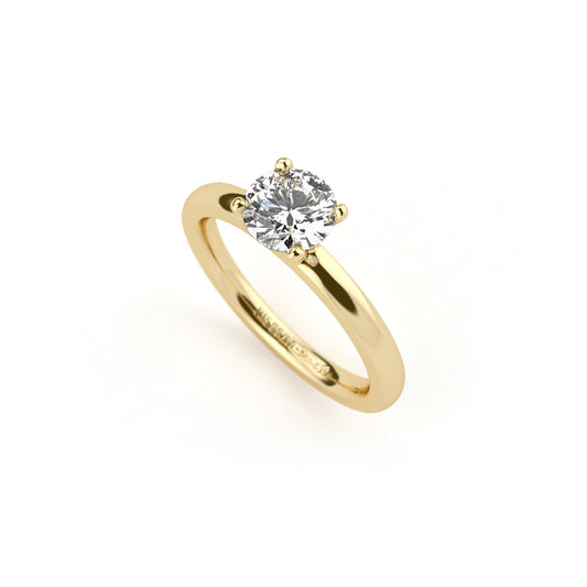 Niessing Amatis 4 Krappen Ring - N331960-0.7ct (7ct-fvs1-gloss-cy) mit Diamant