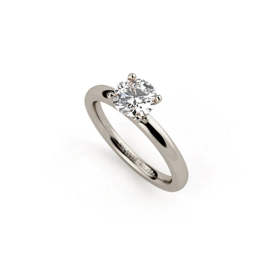 Niessing Amatis 4 Krappen Ring - N331960-0.7ct (7ct-fvs1-gloss-fg) mit Diamant