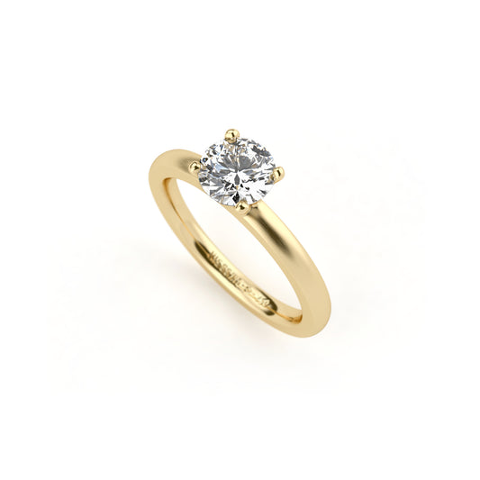 Niessing Amatis 4 Krappen Ring - N331960-0.7ct (7ct-fvs1-satin-cy) mit Diamant