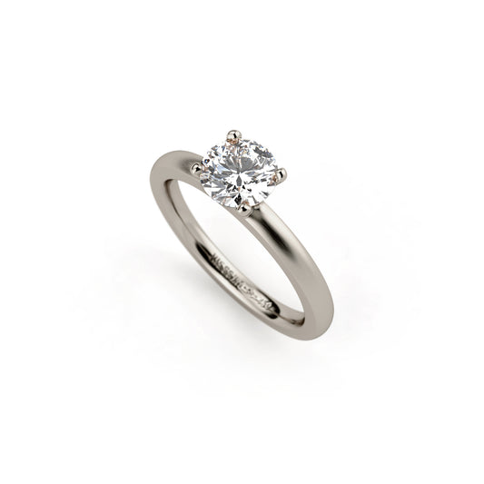 Niessing Amatis 4 Krappen Ring - N331960-0.7ct (7ct-fvs1-satin-fg) mit Diamant