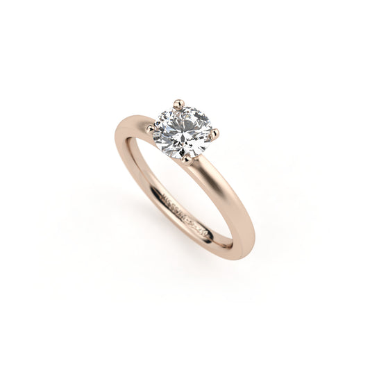 Niessing Amatis 4 Krappen Ring - N331960-0.7ct (7ct-fvs1-satin-rw) mit Diamant