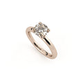 Niessing Amatis 4 Krappen Ring (N331960-1ct-cinnamon-gloss-rw) mit Diamant