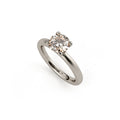 Niessing Amatis 4 Krappen Ring (N331960-1ct-cinnamon-satin-fg) mit Diamant