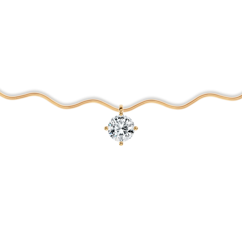 Niessing Amatis Anhänger (N423960-fr) mit Diamant