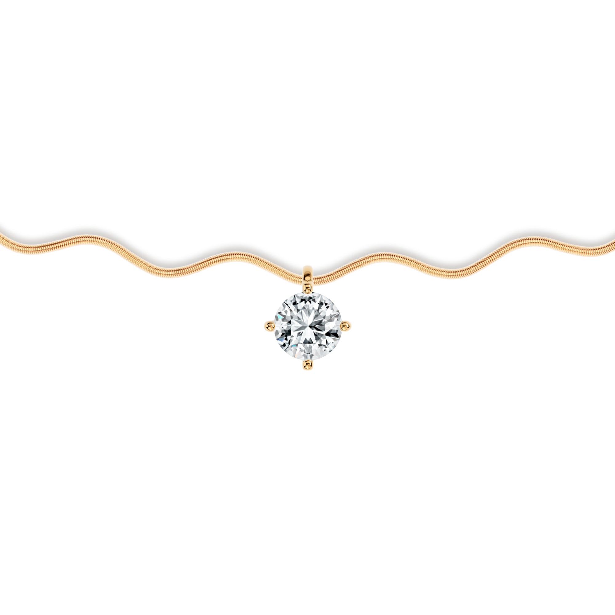 Niessing Amatis Anhänger (N423960-fr) mit Diamant