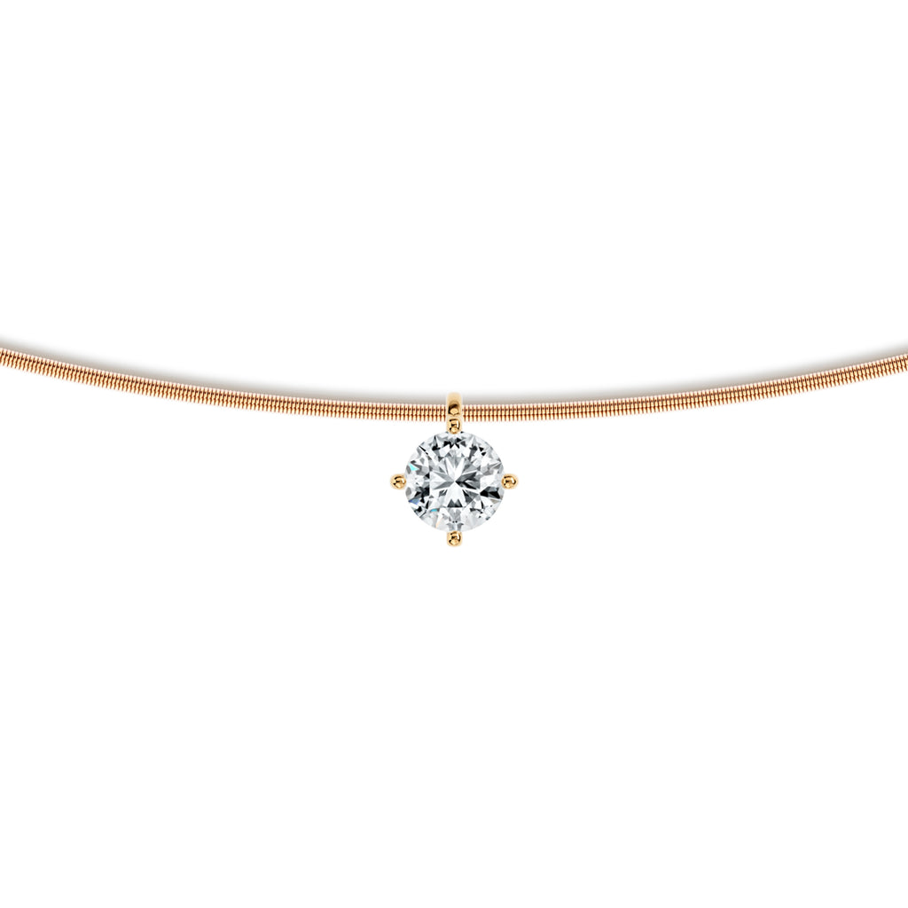 Niessing Amatis Anhänger (N423960-fr) mit Diamant