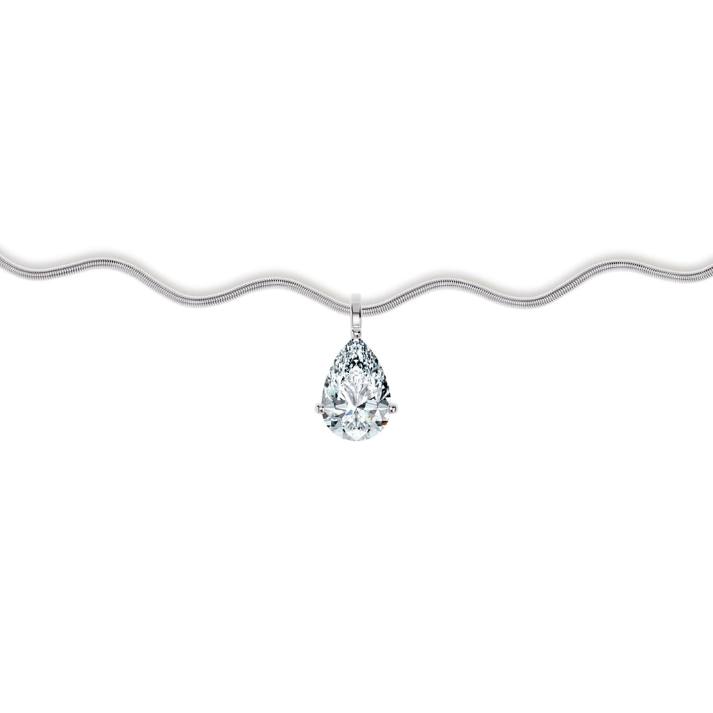 Niessing Amatis Anhänger (N423963-pt) aus Platin mit Diamant