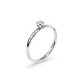 Niessing Amatis Fine C Ring - N381961-0.08ct (08ct-gloss-pt) aus Platin mit Diamant