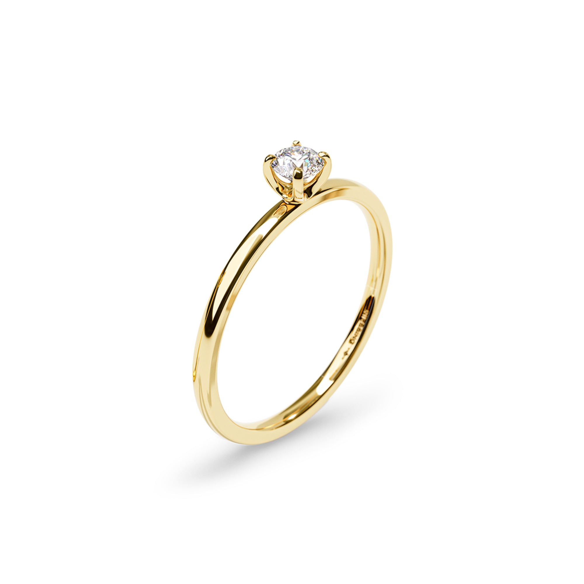 Niessing Amatis Fine C Ring - N381961-0.14ct (14ct-gloss-cy) mit Diamant